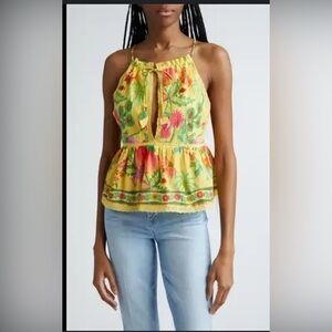 Floral Yellow Top